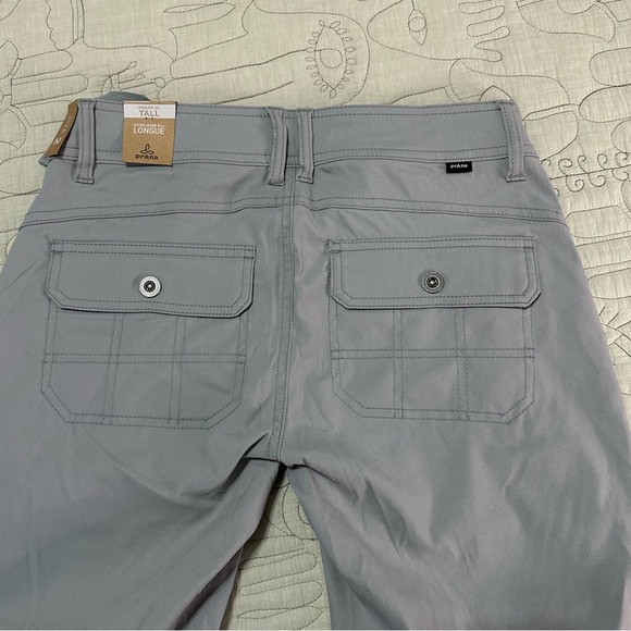 NWT Prana Women’s Halle Pant Size 2 Tall Sterling Gray - Picture 6 of 8
